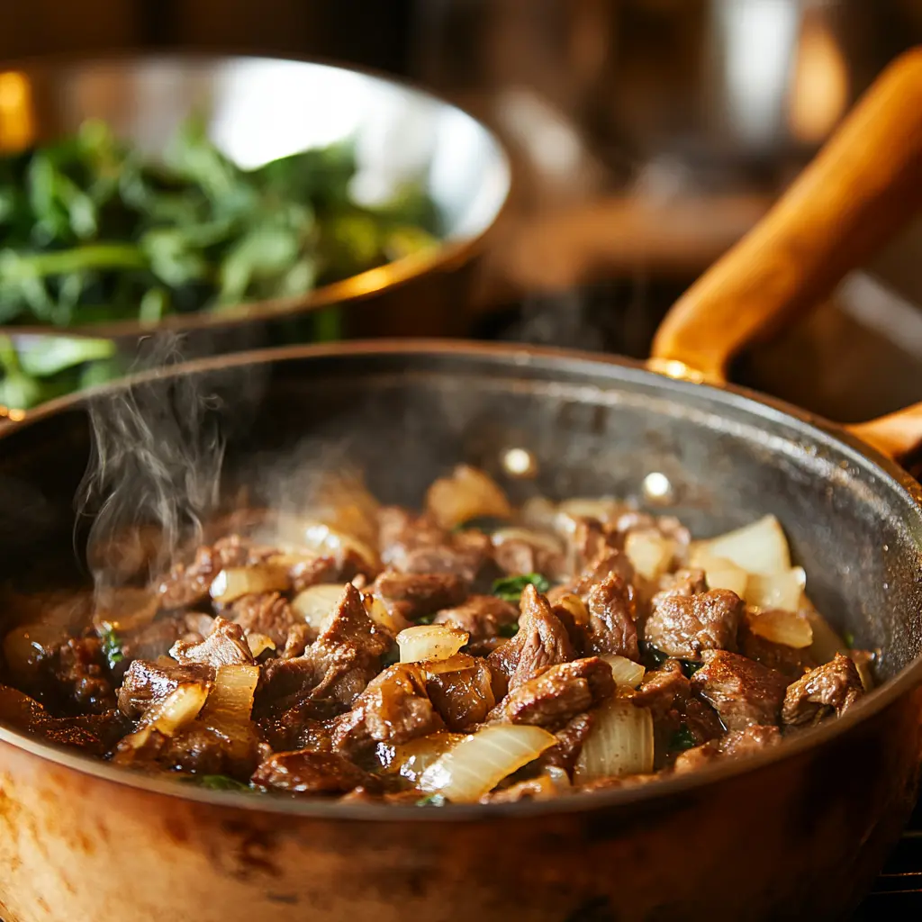 
Lebanese-Lamb-Lentils-Rice-Spinach-Recipe-STEPS