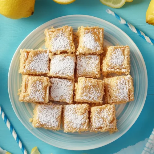 lemon bars with cake mix